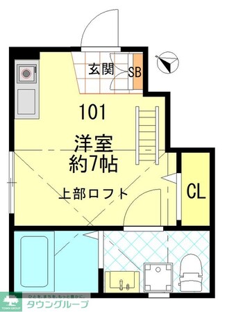 FERIO綾瀬ウエストコートの物件間取画像